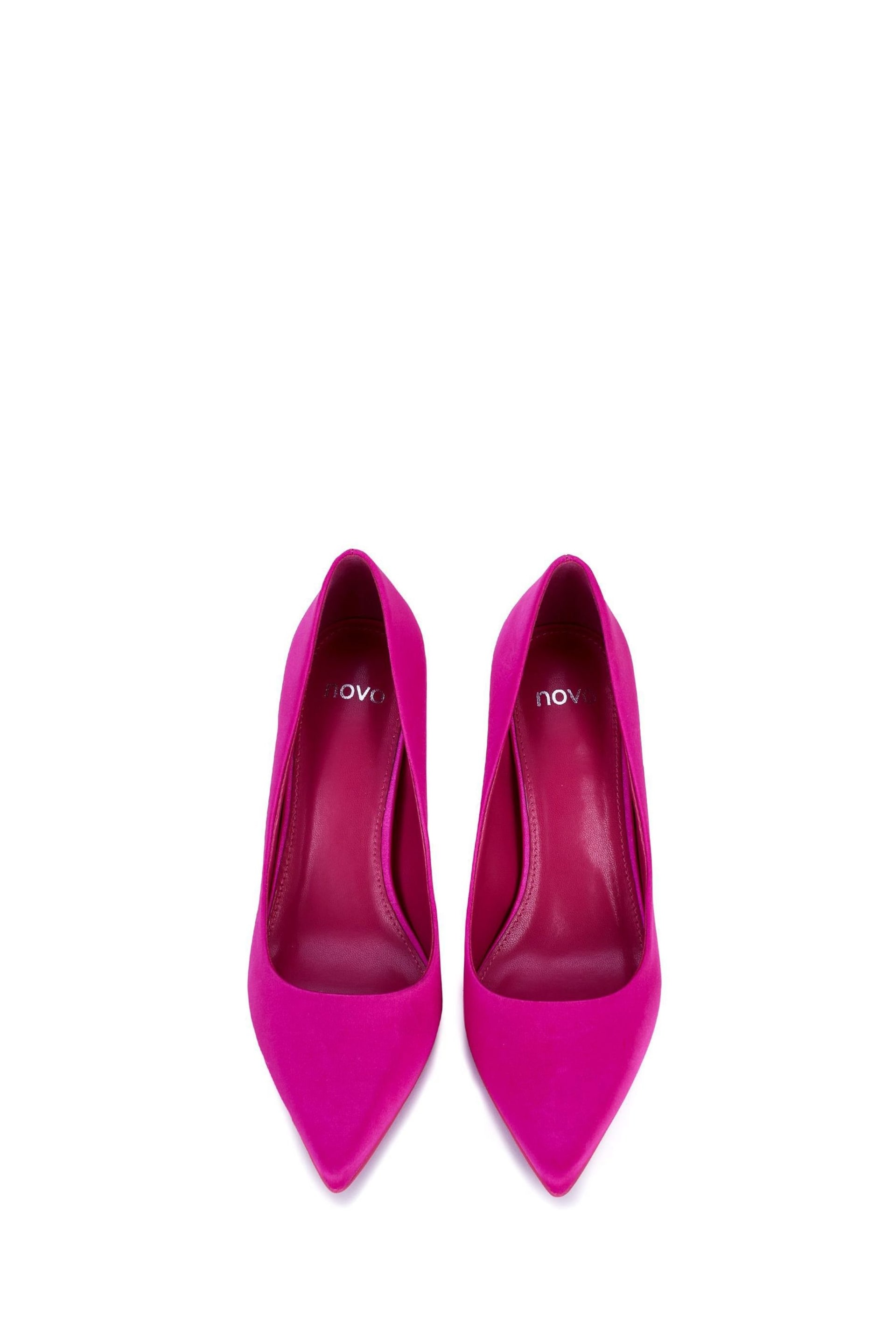 Novo Pink Crissy Court Shoes - Image 4 of 5
