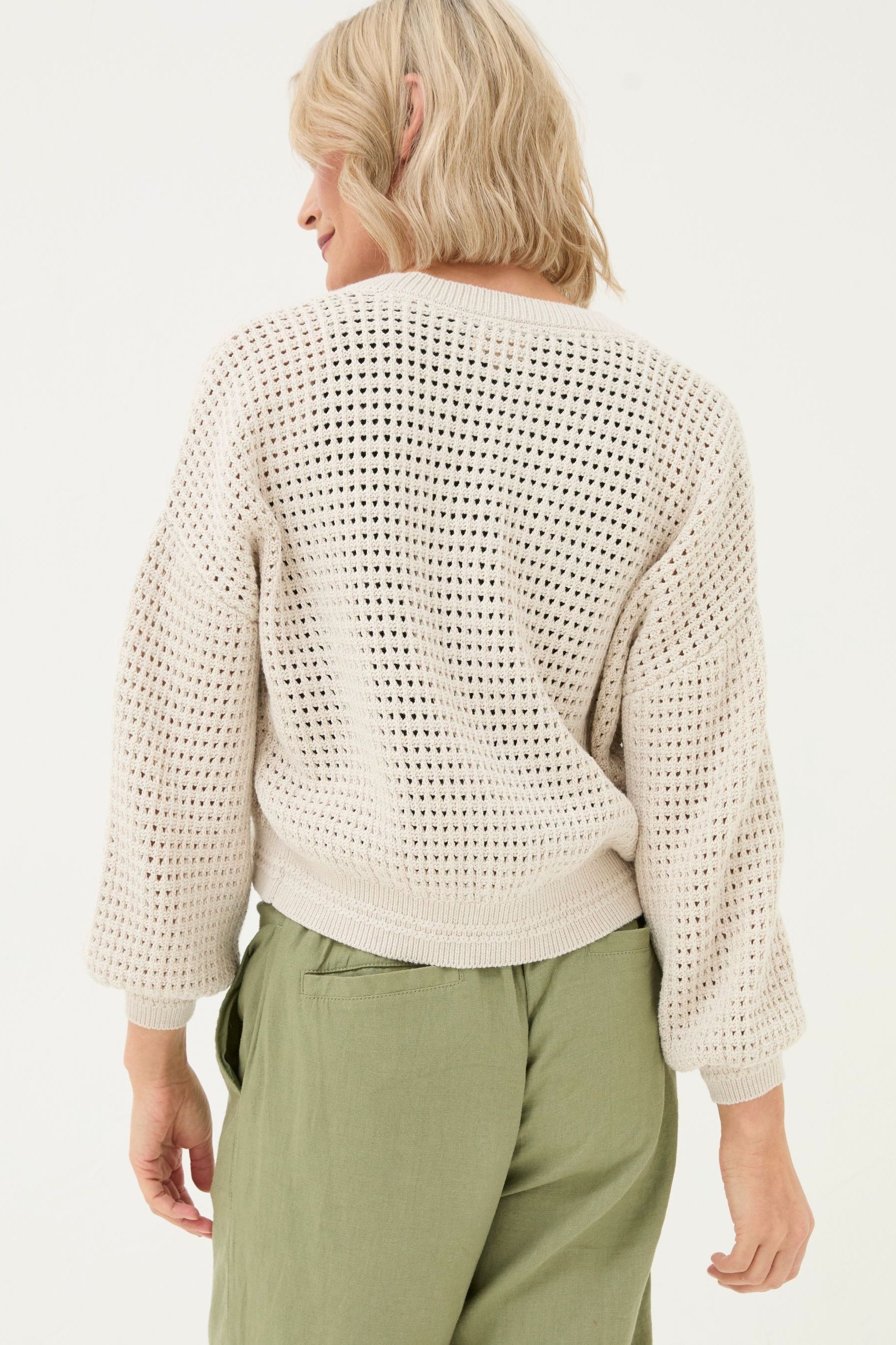 Fat face cream cardigan deals