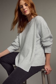 Grey Maternity Nursing Jumper - Image 1 of 5