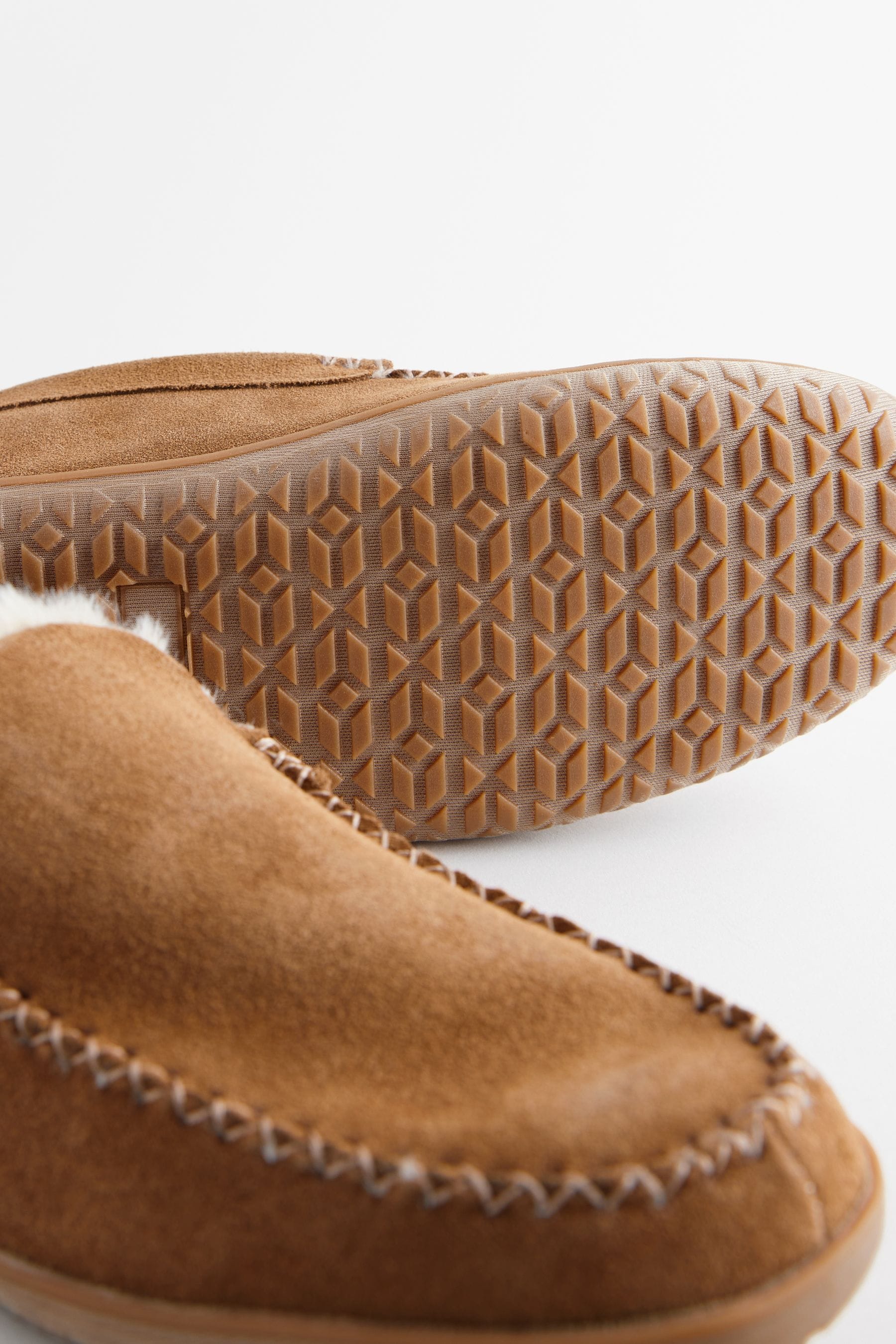 Suede moccasin slippers outlet