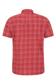 Mountain Warehouse Red Mens Holiday Cotton Shirt - Image 3 of 5