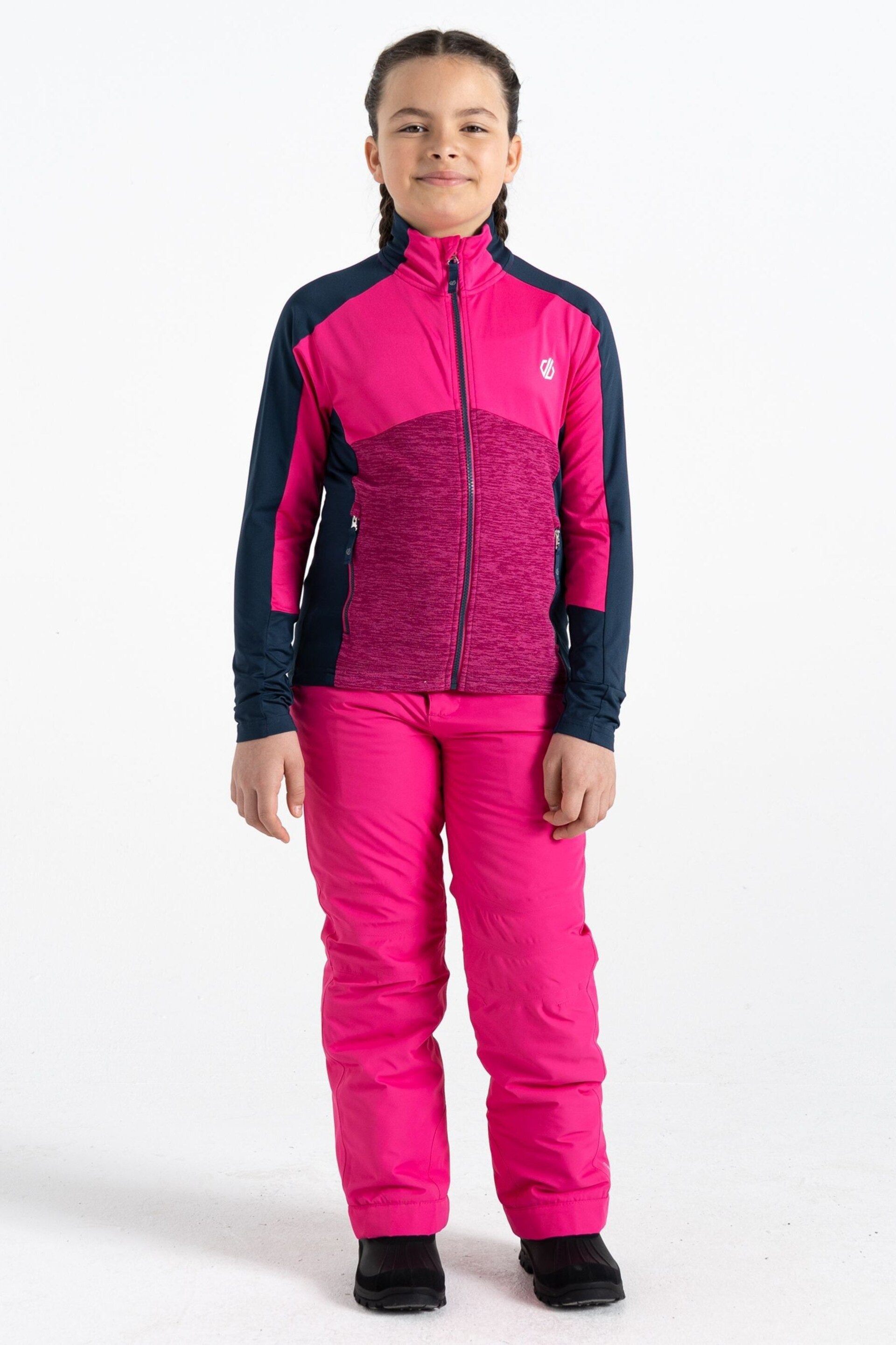 Dare 2b Pink Exception Core Stretch Full Zip Jacket - Image 2 of 3