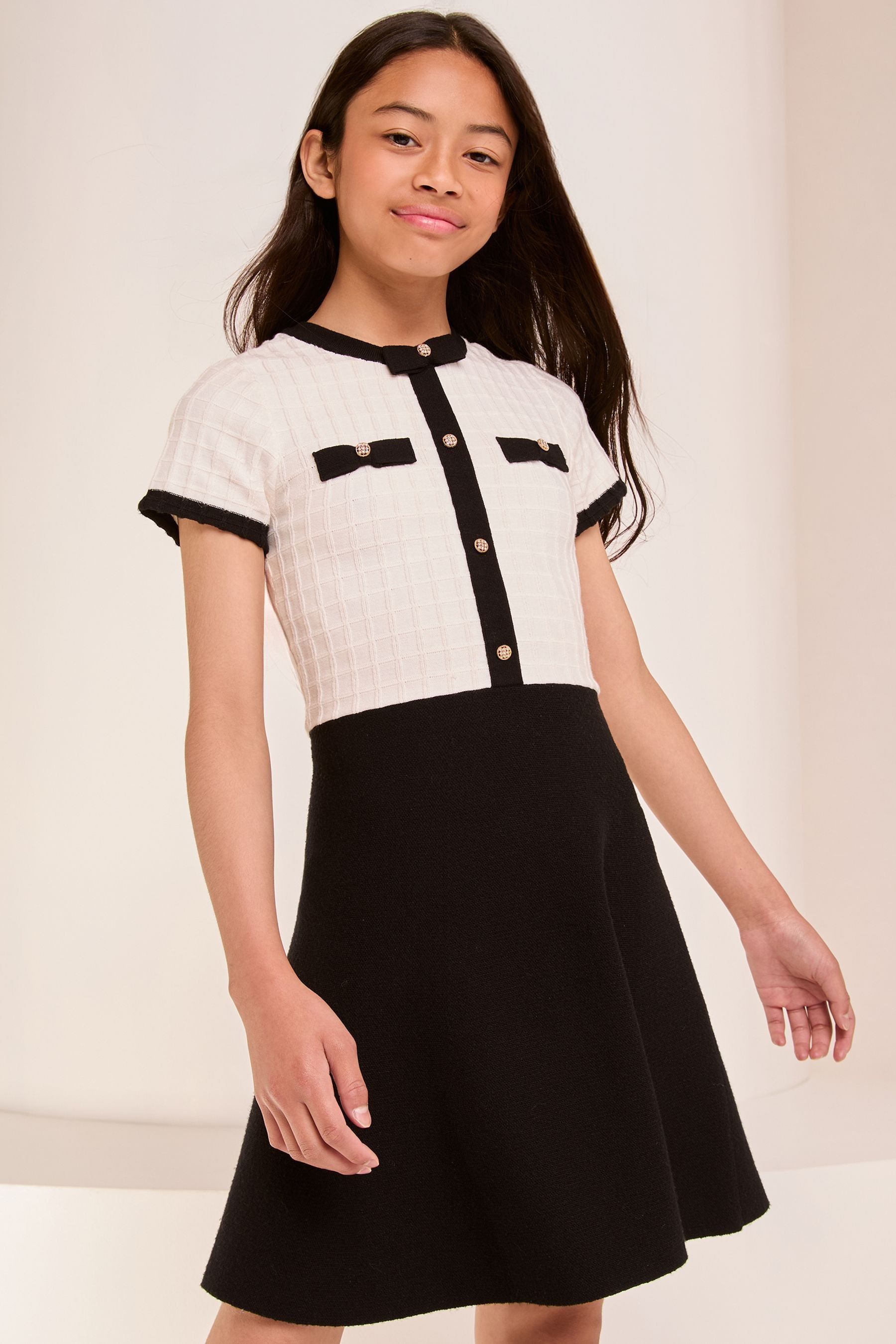 Black and white lipsy dress cheap