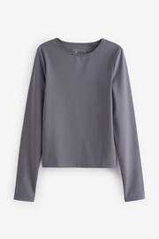 Charcoal Grey Active Long Sleeve Top - Image 1 of 2