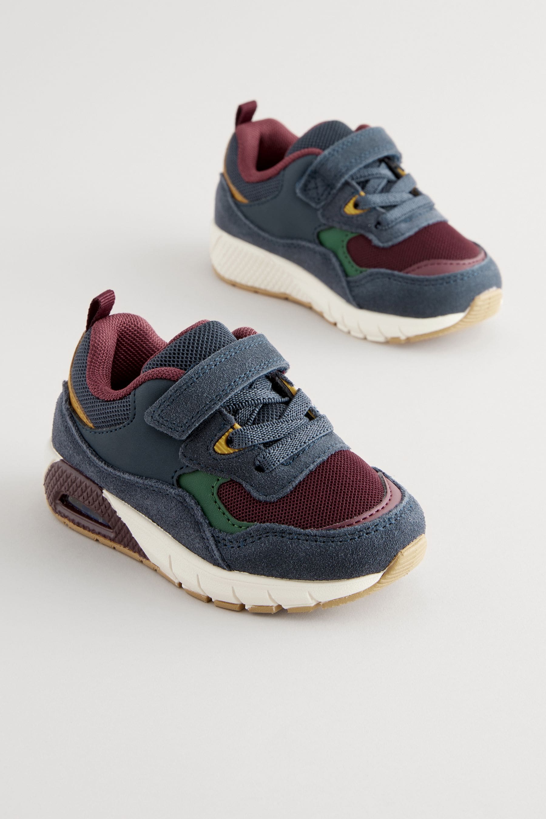 Boys elastic lace trainers hotsell
