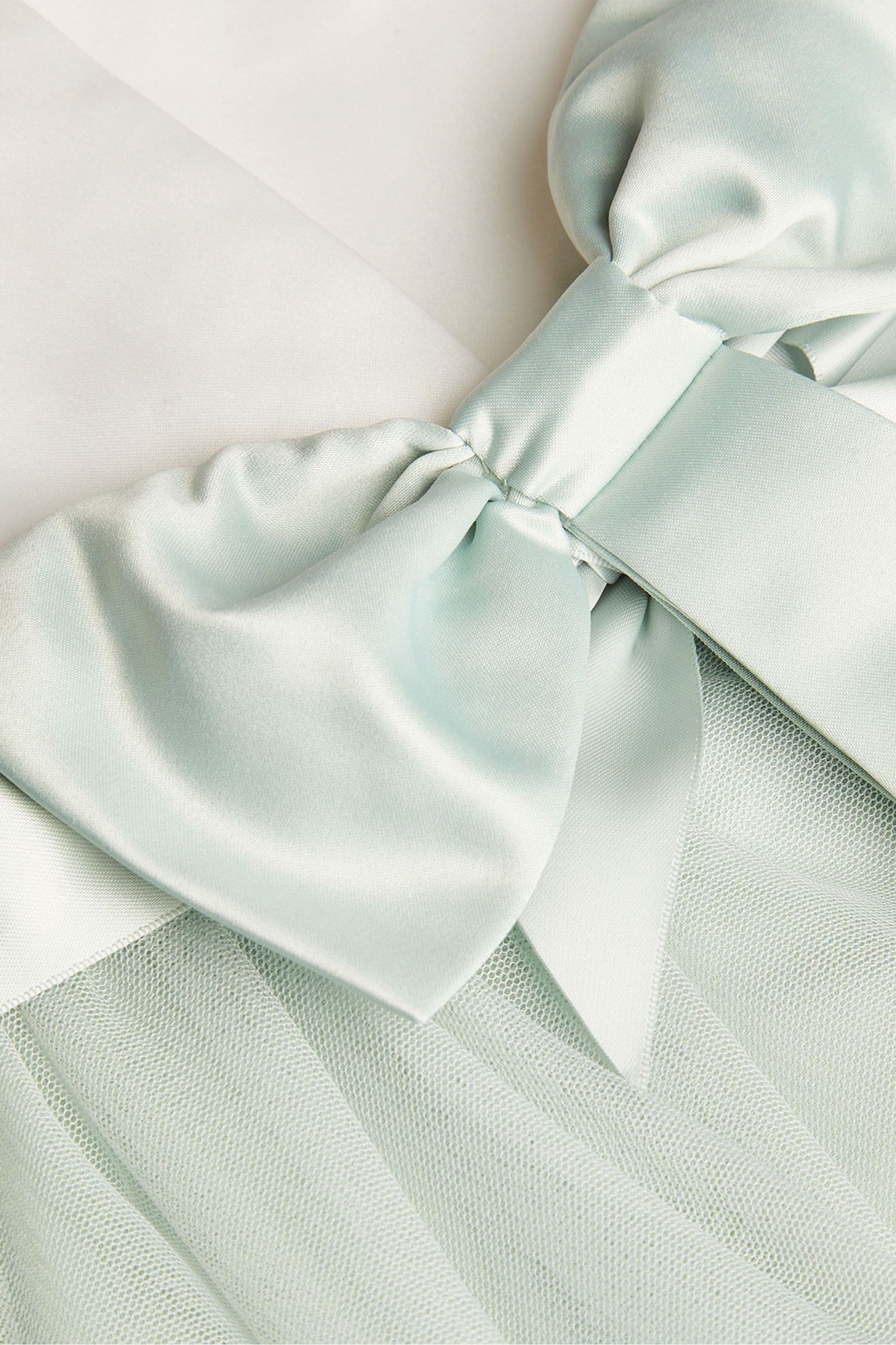 Buy Monsoon Grey White Tulle Baby Flower Girl Dress from the Next UK online shop