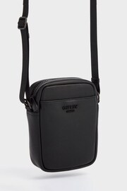 OSPREY LONDON The Onyx Small Leather Black Messenger - Image 5 of 6