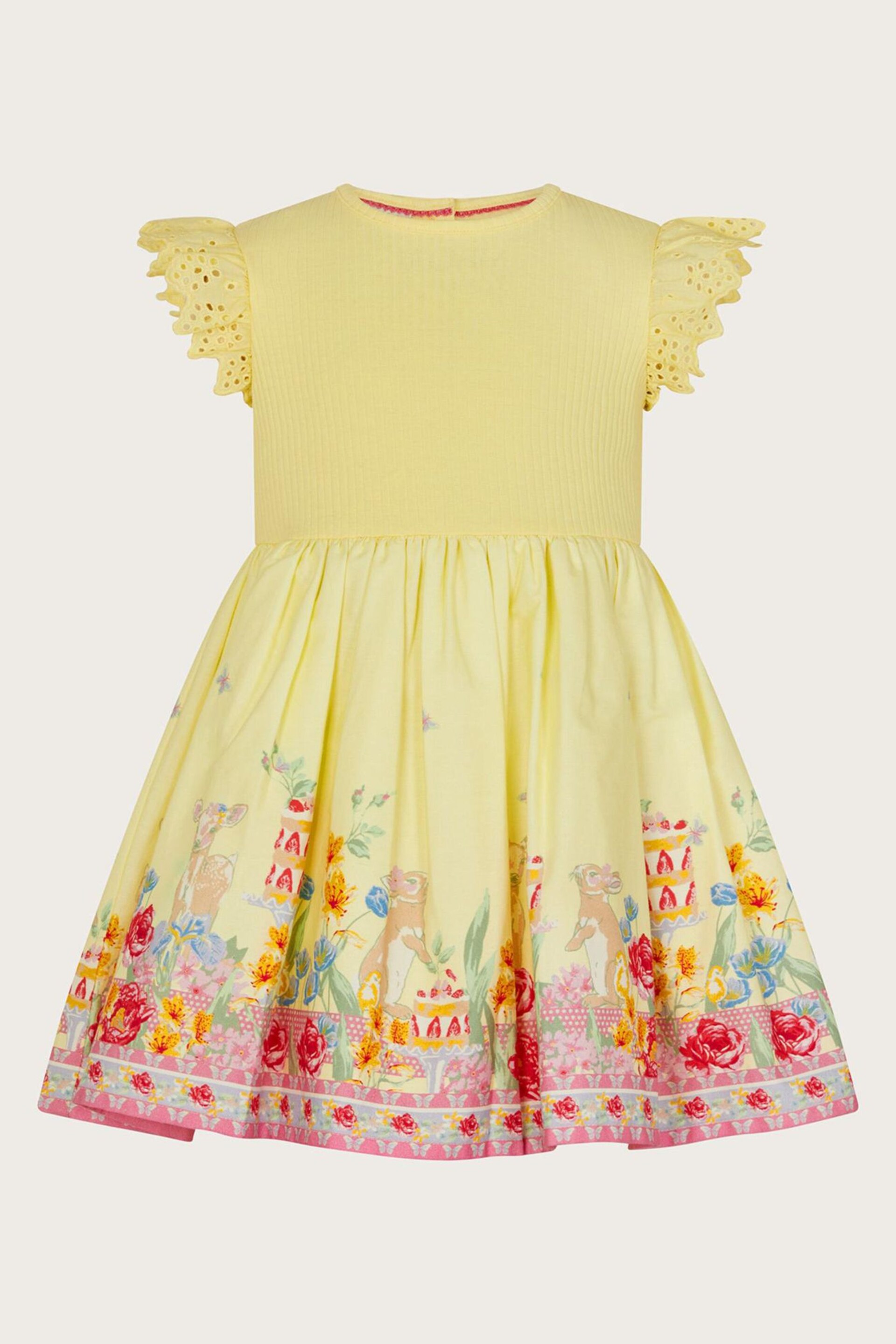 Monsoon Yellow 2-in-1 Tea Dress - Image 2 of 4