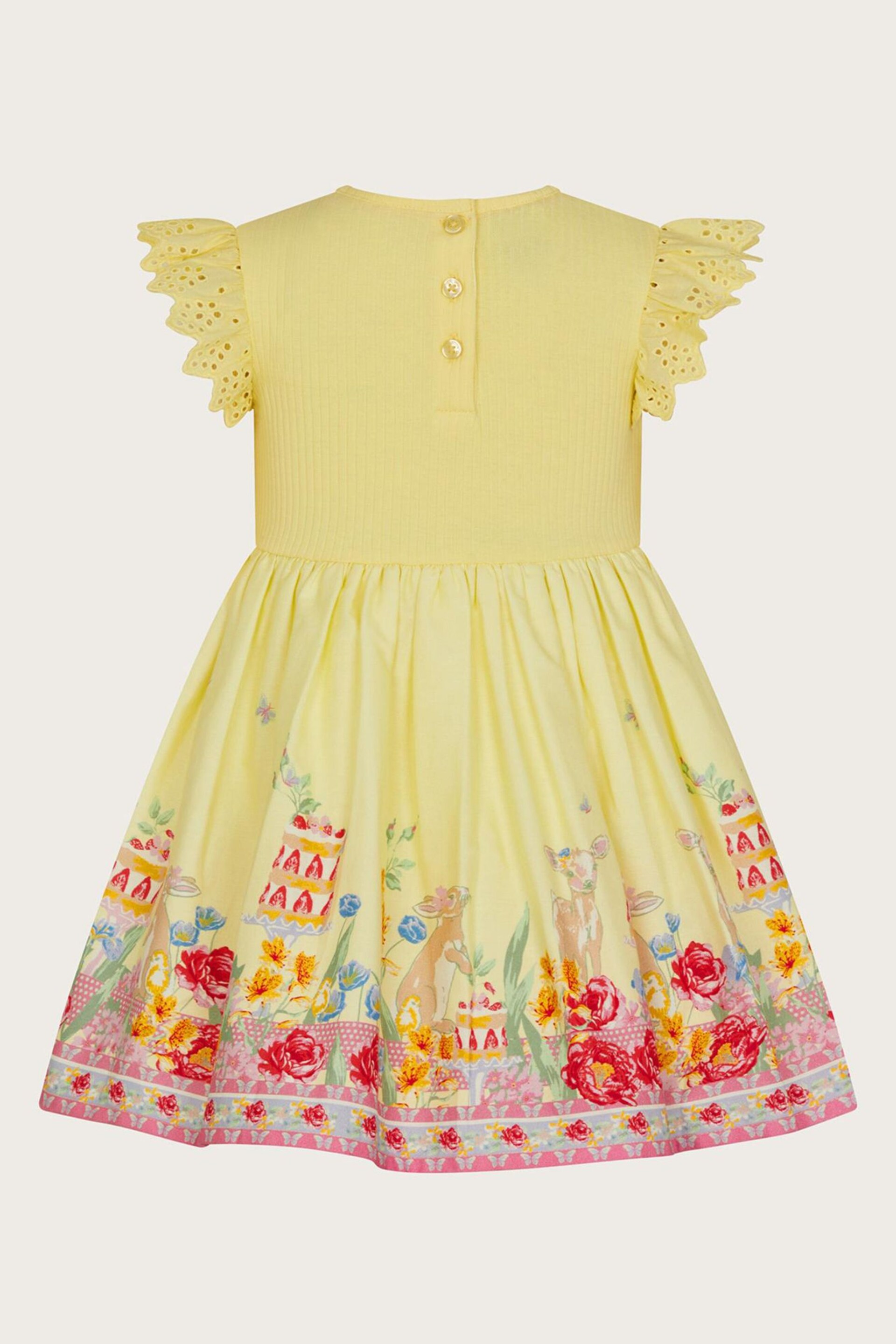 Monsoon Yellow 2-in-1 Tea Dress - Image 3 of 4