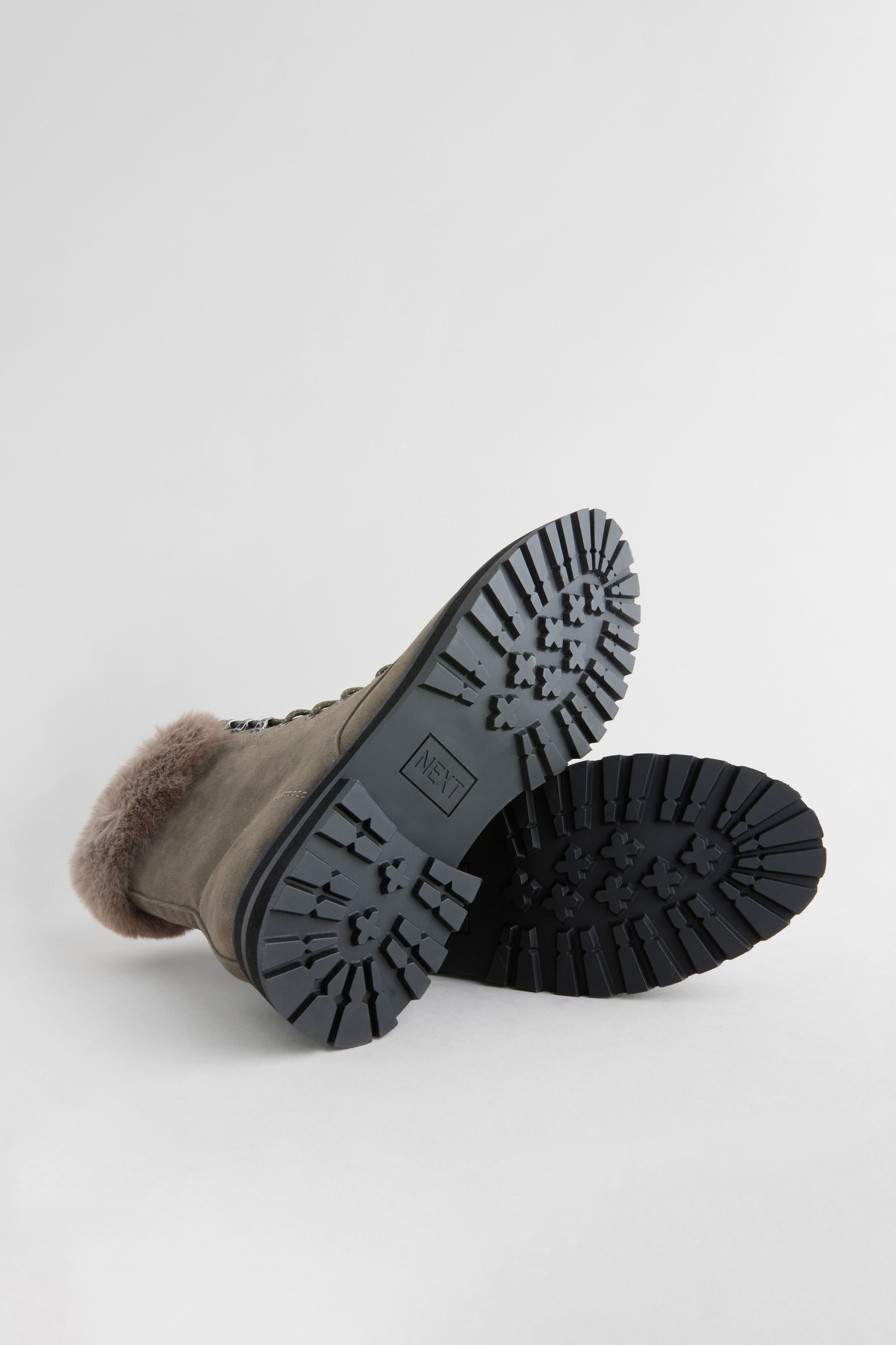 Women's lace up fur boots online