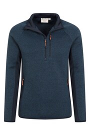 Mountain Warehouse Blue Treston Half Zip Fleece - Image 4 of 5