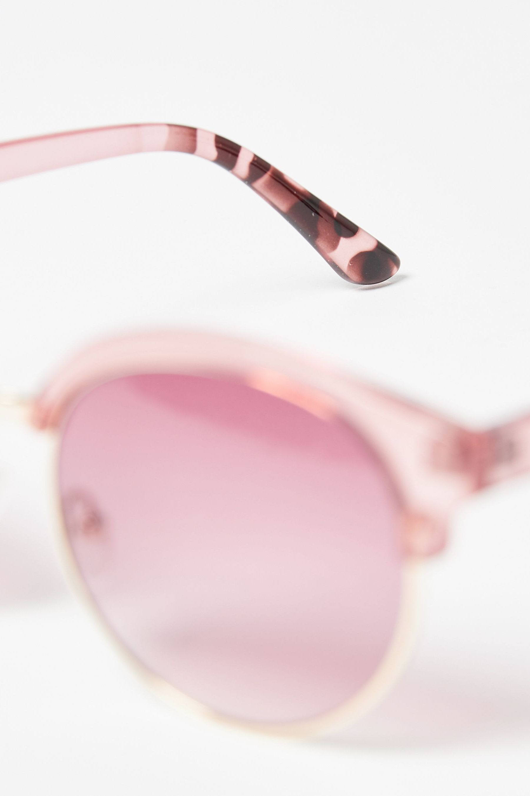 Pink clubmaster sunglasses cheap