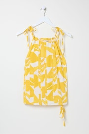 FatFace Yellow Lyra Med Geo Cami - Image 5 of 5