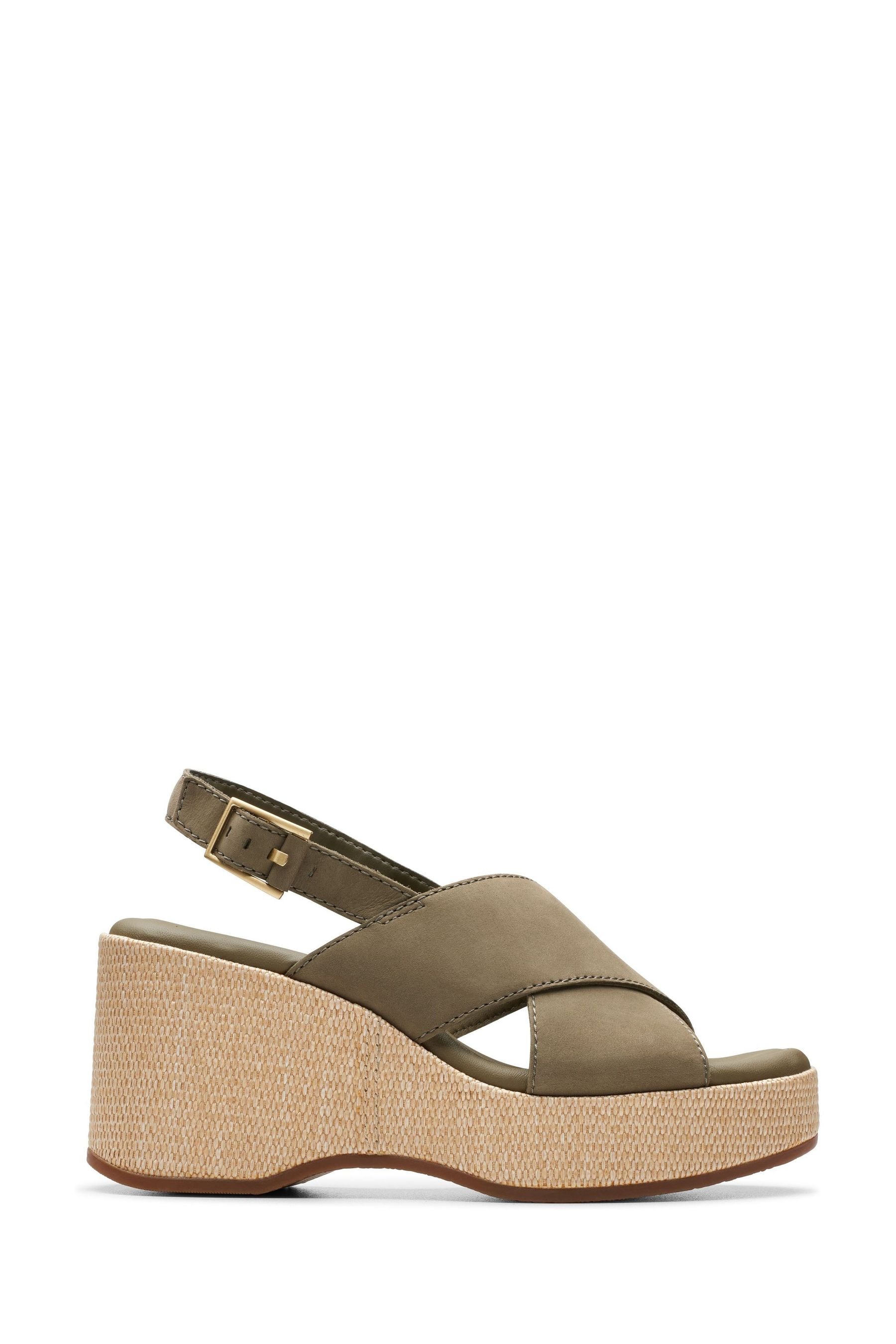 Buy Clarks Green Nubuck Manon Wish Sandals from the Next UK online shop