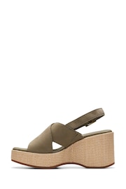 Clarks Green Nubuck Manon Wish Sandals - Image 2 of 6