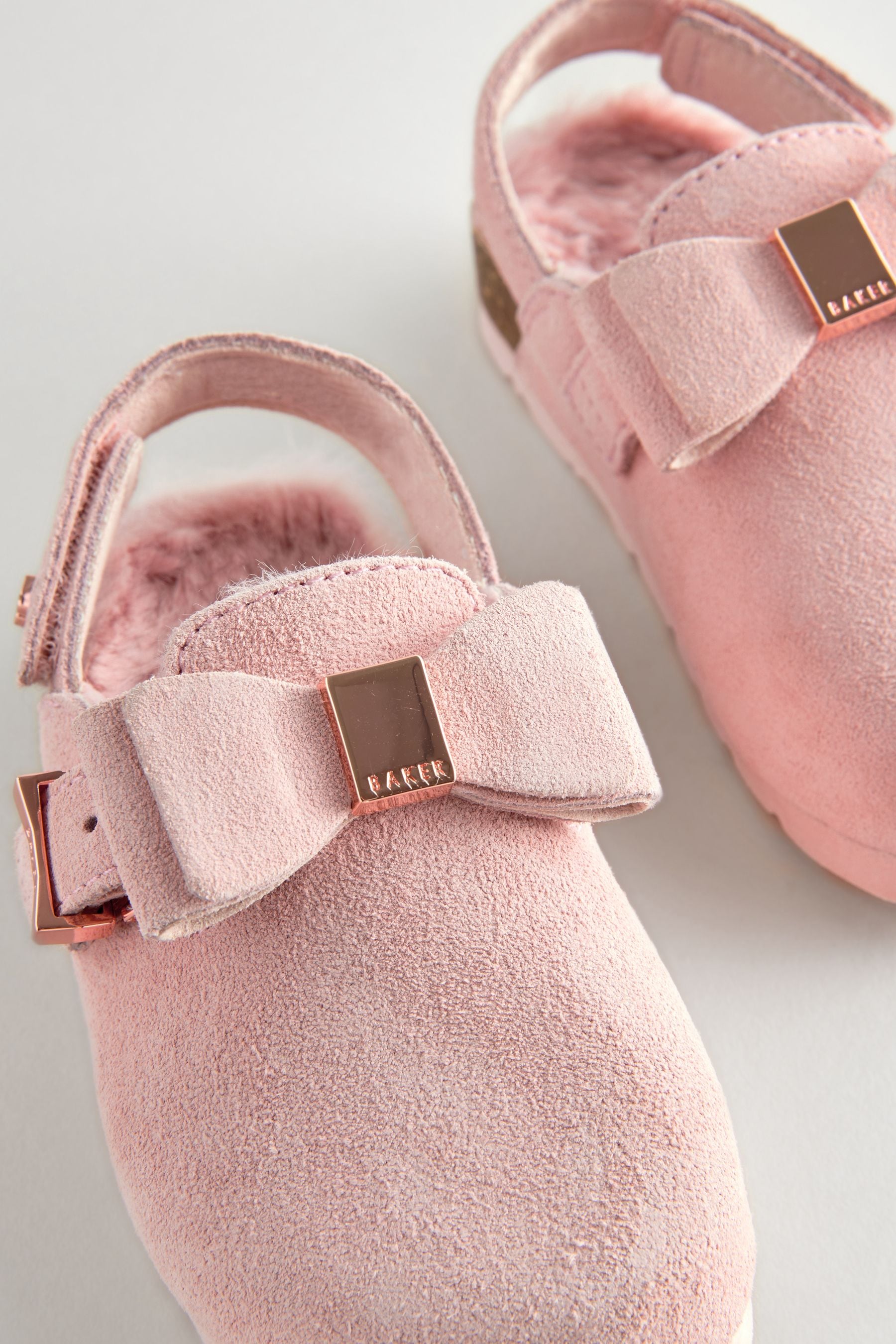 Baker by Ted Baker Girls Bow Clog Mule Slippers