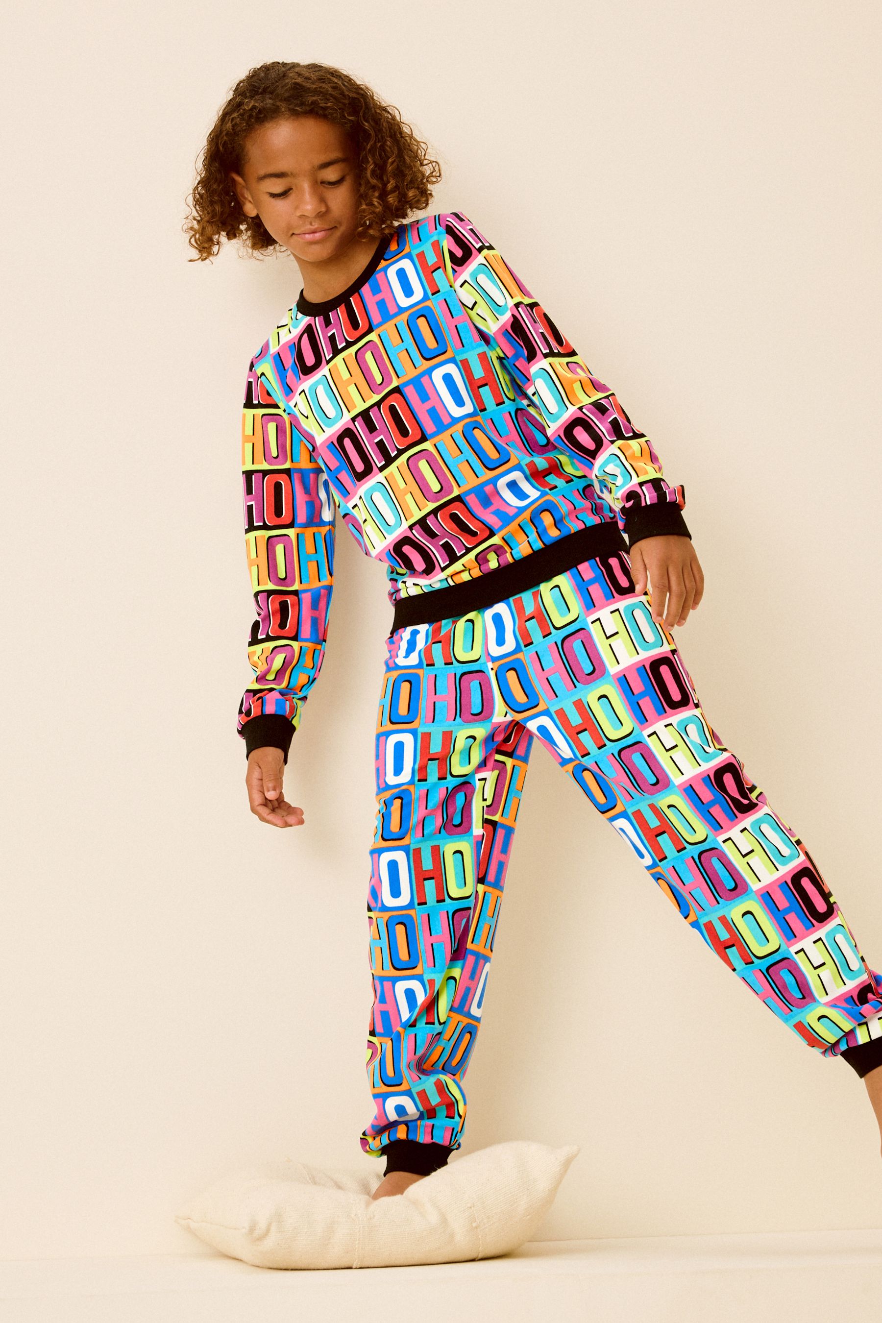 Buy Multi Bright Single Soft Touch Fleece Pyjamas with Elastane 9mths 16yrs from Next Ireland