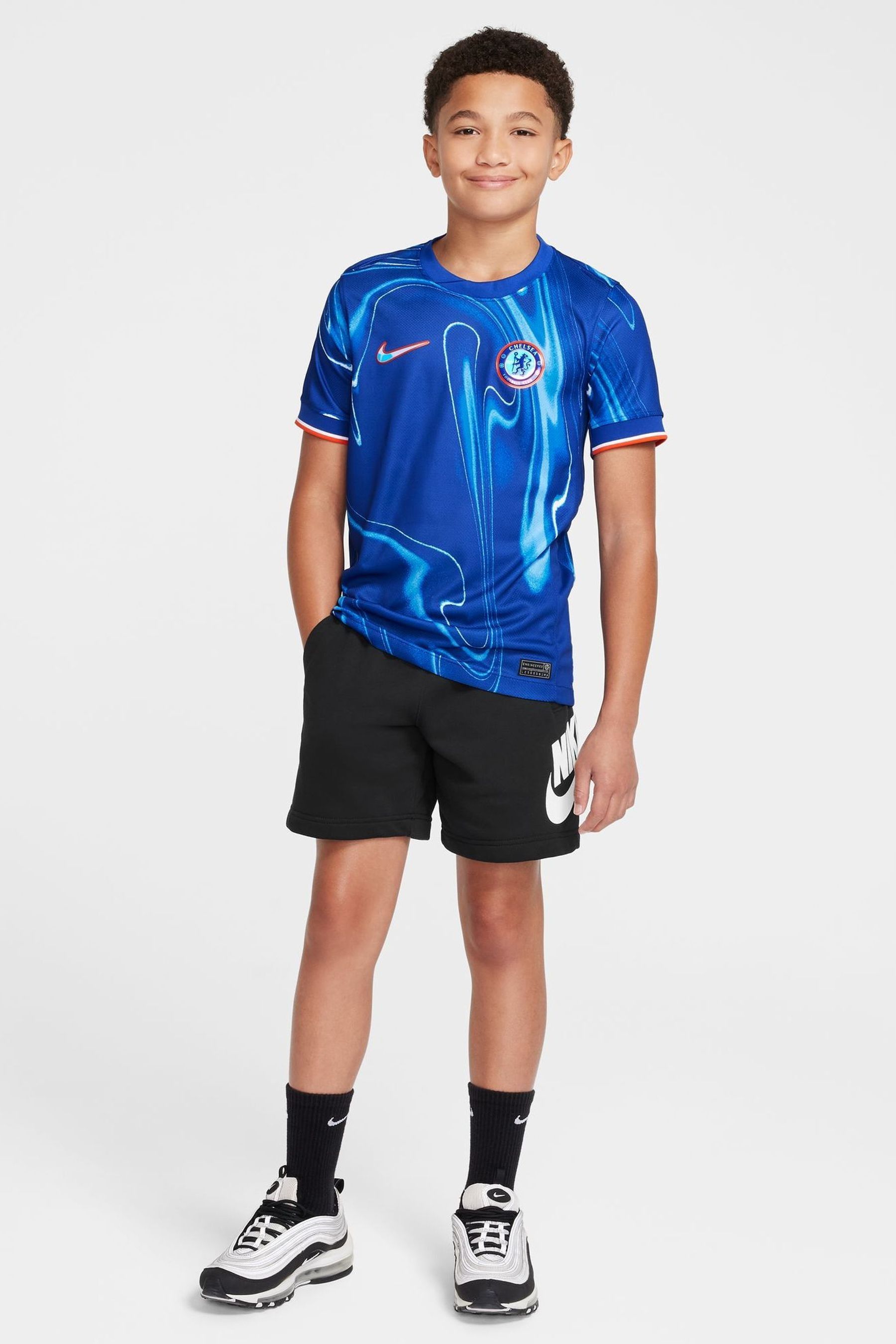 Buy Nike Home Kids Chelsea FC 24 25 Stadium Football Shirt from the Next UK online shop