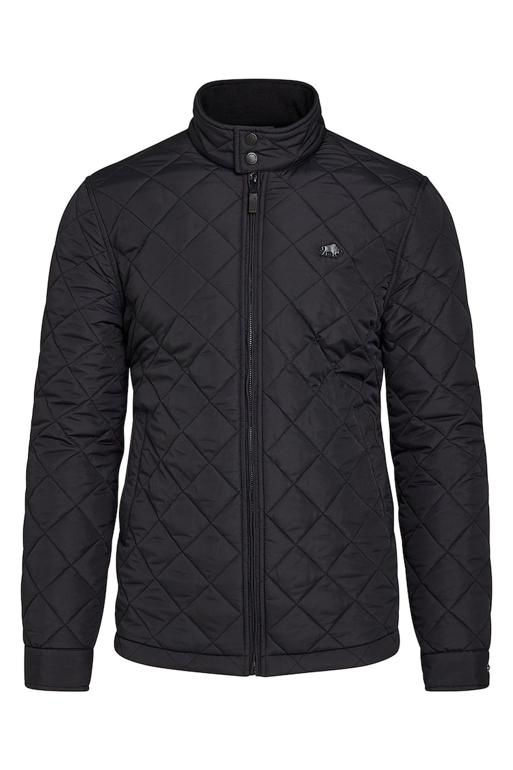 Raging Bull Lightweight Quilted Harrington Black Jacket - Image 7 of 7