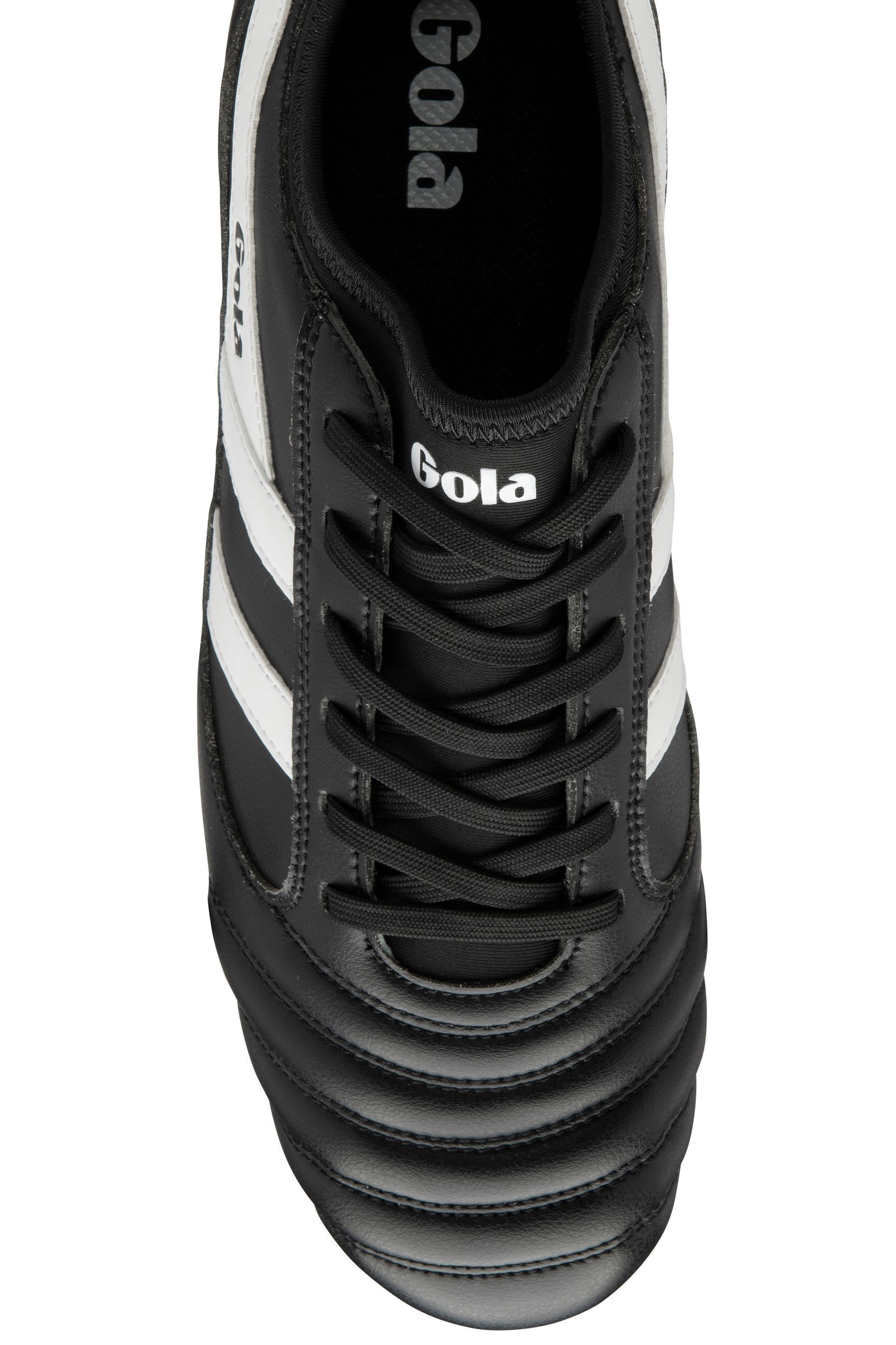 Gola Dark Black Juniors Ceptor MLD Pro Microfibre Lace Up Football Boots