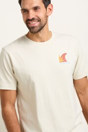 Brakeburn Cream Palm T-Shirt - Image 4 of 6