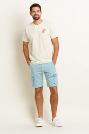 Brakeburn Cream Palm T-Shirt - Image 5 of 6