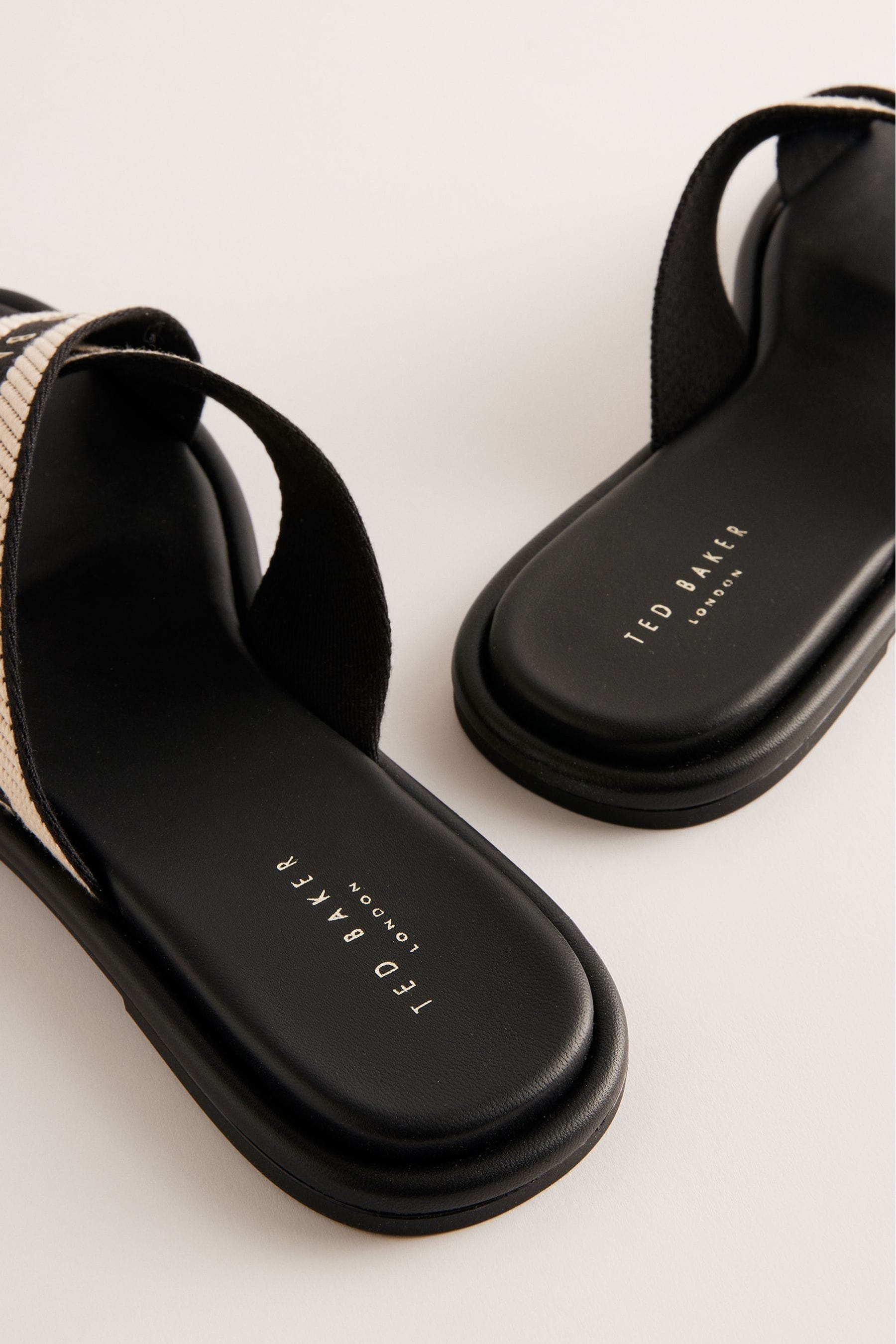 Ted baker sandals black deals