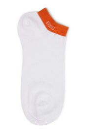 BOSS White Five-Pack Of Unisex Ankle Socks With Branded Cuffs - Image 1 of 3