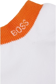 BOSS White Five-Pack Of Unisex Ankle Socks With Branded Cuffs - Image 3 of 3