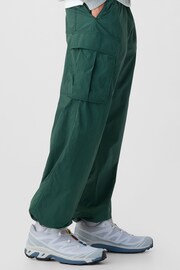 Gap Green Nylon Cargo Trousers - Image 4 of 5