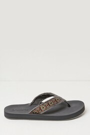 FatFace Grey Flip Flops - Image 1 of 3