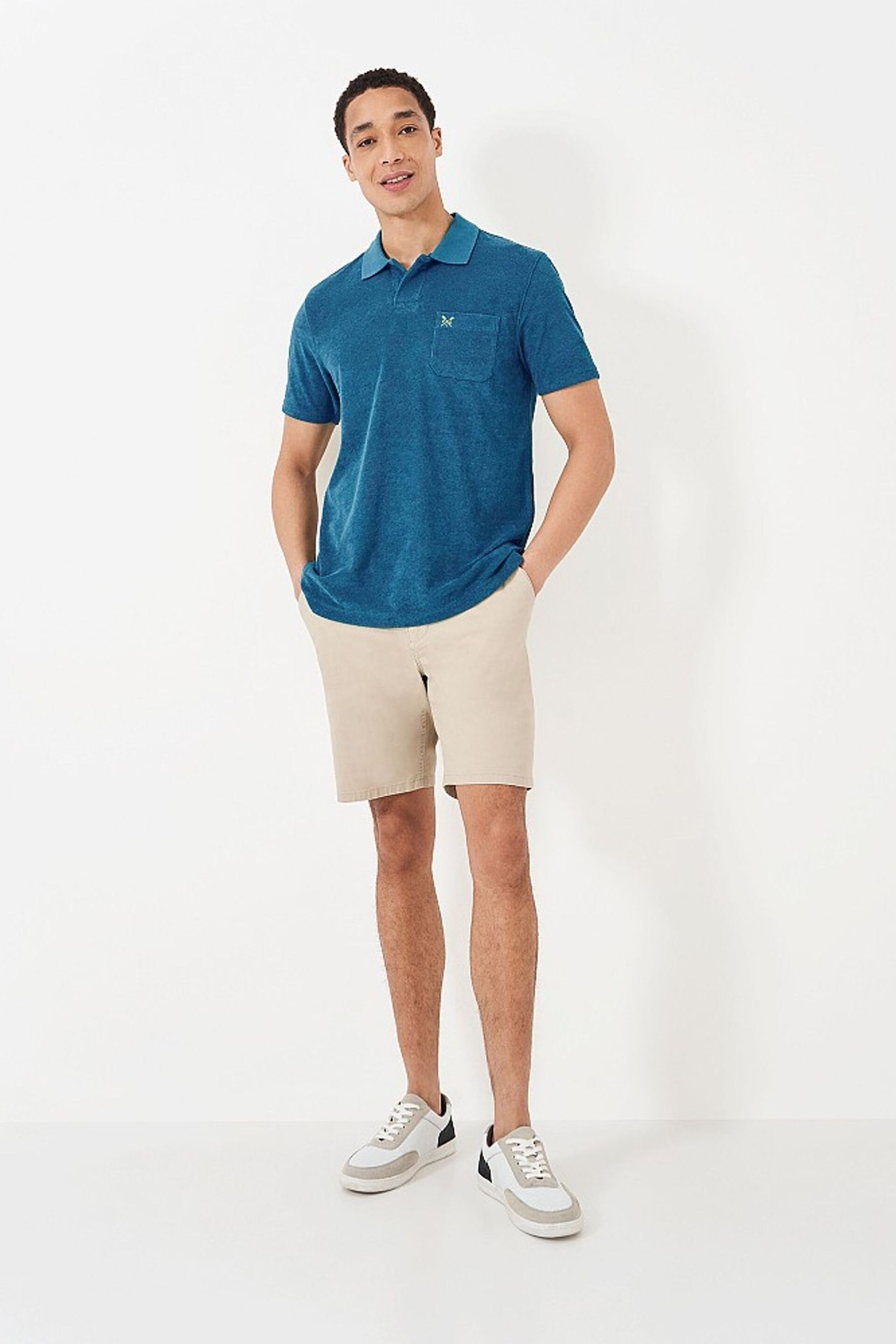 Crew Clothing Towelling Polo Shirt - Image 1 of 4