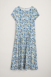 Seasalt Cornwall Blue Petite Wild Bouquet Dress - Image 4 of 5