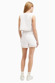 AllSaints White Ewelina Lila Shorts - Image 5 of 6