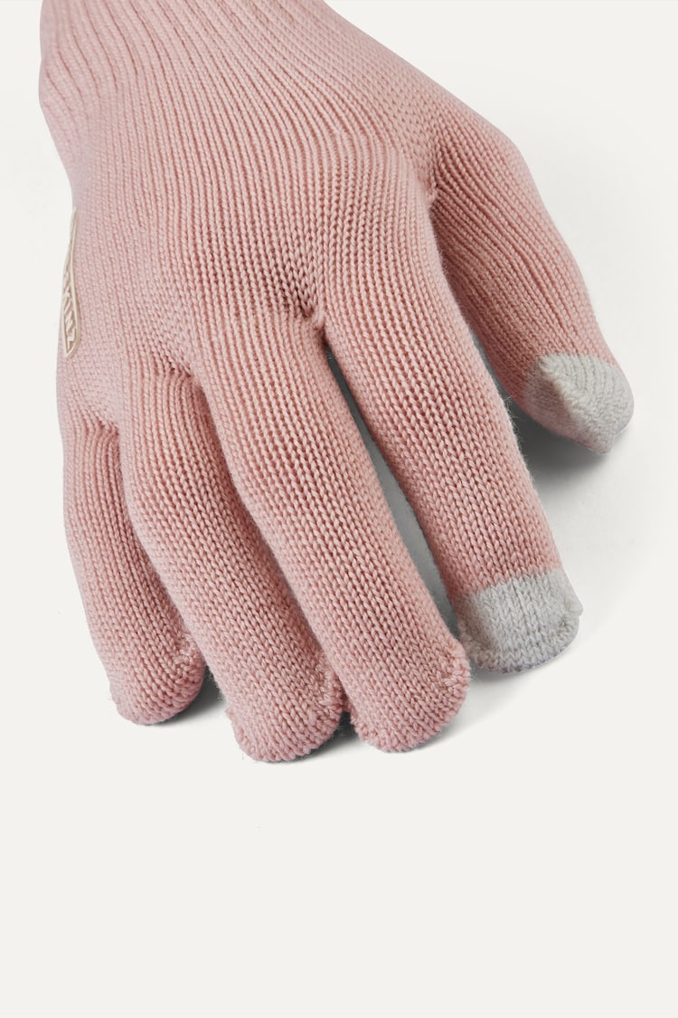 Sealskinz Pink Hanworth Solo Merino Gloves - Image 3 of 3