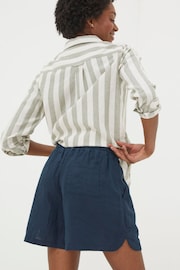 FatFace Blue Tenby Linen Shorts - Image 2 of 4