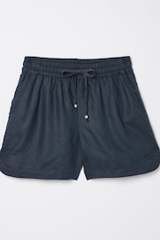 FatFace Blue Tenby Linen Shorts - Image 4 of 4