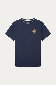 Hackett London Men Blue Short Sleeve T-Shirt - Image 6 of 8