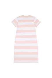 U.S. Polo Assn. Womens Striped T-Shirt Dress - Image 6 of 7