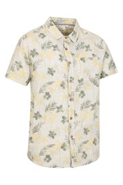 Mountain Warehouse Green Mens Tropical Printed Short Sleeved Shirt - Image 2 of 5