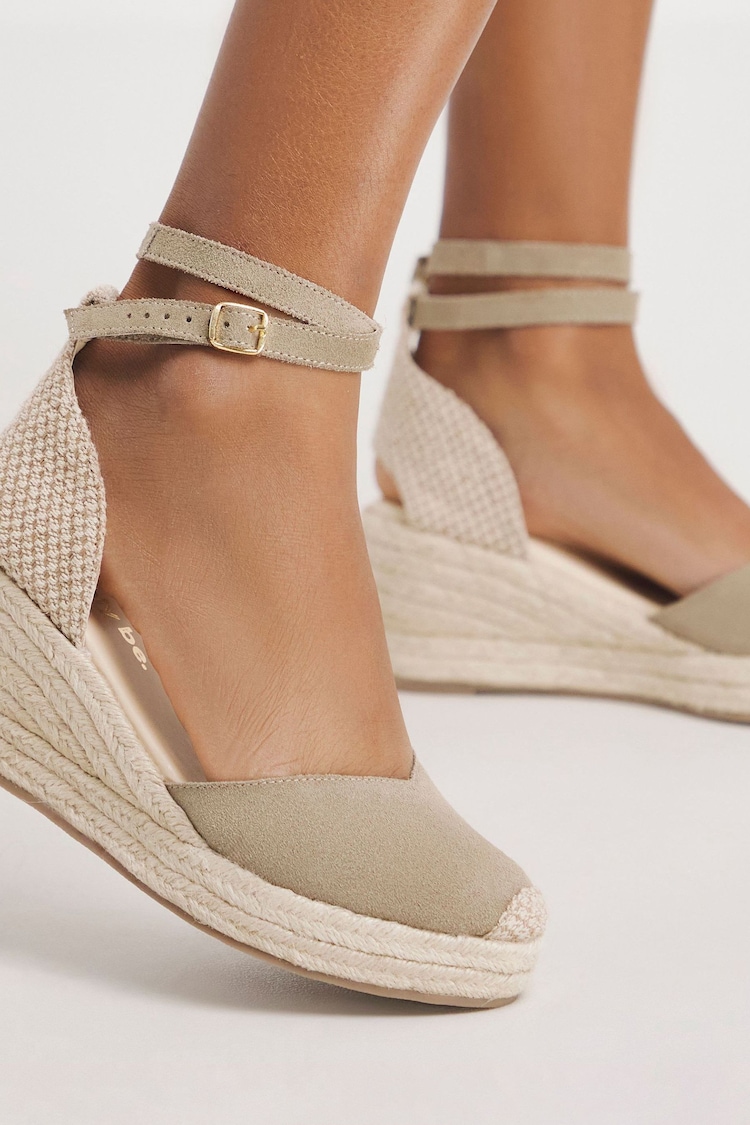 Simply Be Natural Extra Wide Fit Classic Closed Toe Ankle Tie Espadrilles - Image 4 of 4