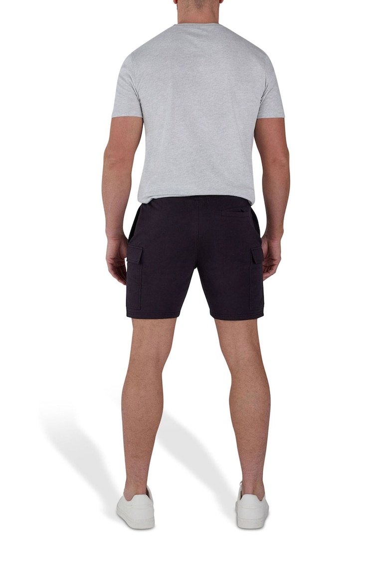 Raging Bull Stretch Waist Jersey Cargo Black Short - Image 2 of 4