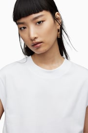 AllSaints White Esme T-Shirt - Image 3 of 8