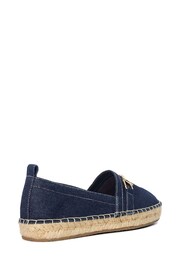 Dune London Blue Gellato Snaffle Trim Espadrilles - Image 4 of 6