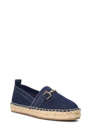 Dune London Blue Gellato Snaffle Trim Espadrilles - Image 5 of 6