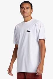 Quiksilver Chest Logo White T-Shirt - Image 3 of 7