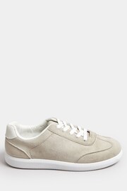 Yours Curve Grey Retro Trainers In Extra Wide EEE Fit - Image 1 of 5
