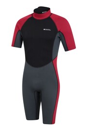 Mountain Warehouse Grey Mens Shorty Neoprene Wetsuit - Image 5 of 6