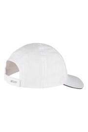 New Balance White 6 Panel Performance Hat - Image 3 of 3