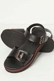 FatFace Black Ambie Flatform Buckle Sandals - Image 2 of 3